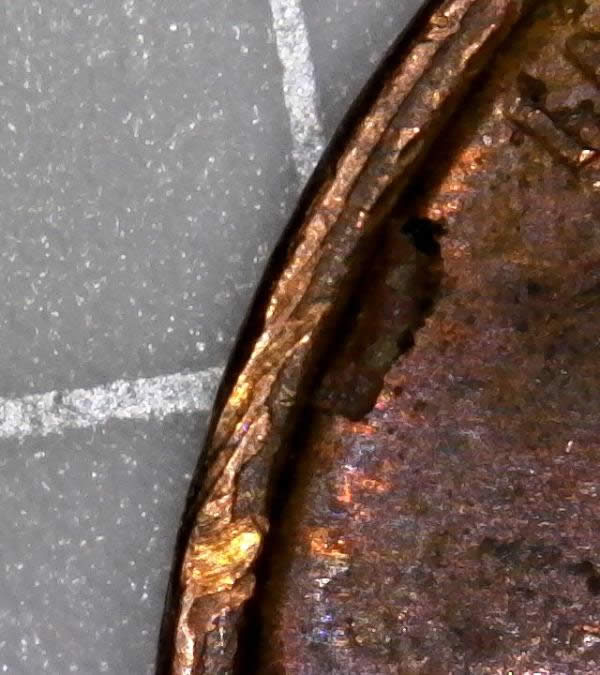 1969-P-Lincoln-Cent-With-Die-Break?-Area-Didn't-Come-Off-With-Toothpick